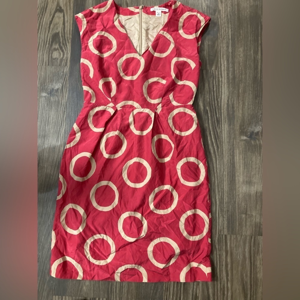 Banana Republic Petite 2P Pink and Cream Dress